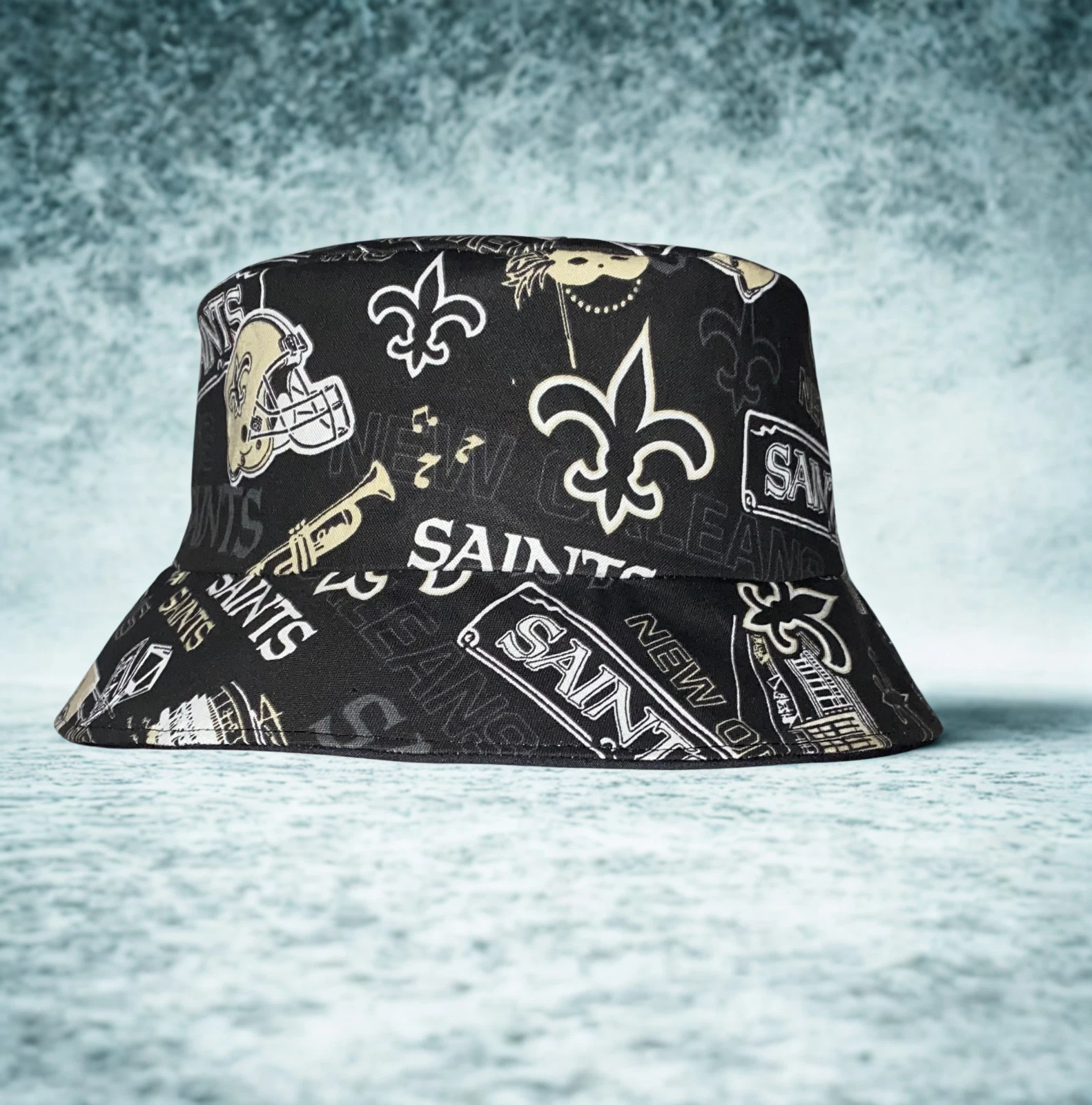 Louisiana Bucket Hat/Reversible Hat/Fashion Football Hat