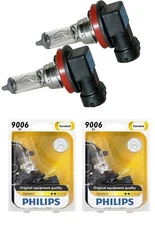 4x Osram Sylvania 9005 + Philips 9006 Bright HB3 HB4 Light Bulb OEM Made in USA