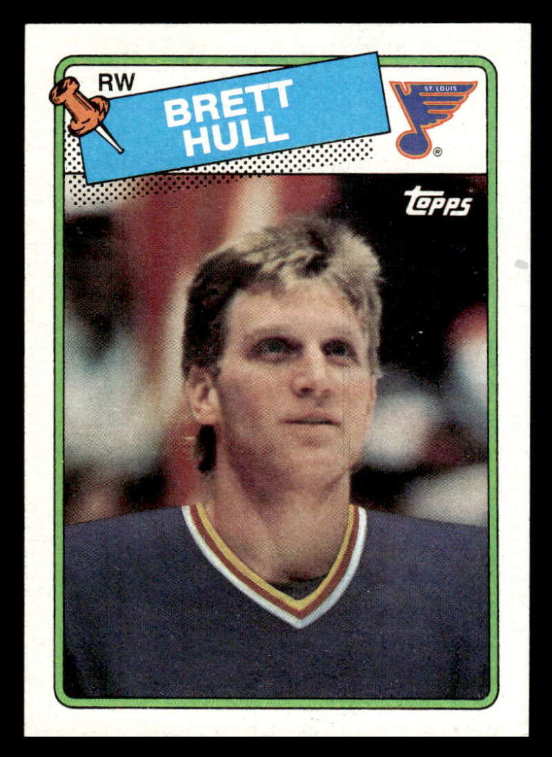 1988 Topps Brett Hull Rookie St. Louis Blues #66 EX-MT XX1427