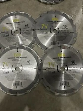 NEW lot 4-pack Do It 7 1/4" Saw Blades Cut off Ripping framing carbide Fast Cut
