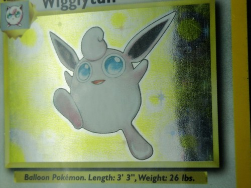 HOLOGRAPHIC WIGGLYTUFF🌀 Pokémon Jungle 16/64 | No Symbol Misprint Error | Rare - Picture 3 of 9