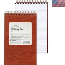 Classic Gold Fibre 5x8 Notebook - Retro Style with 80 Pages and Soft Cover