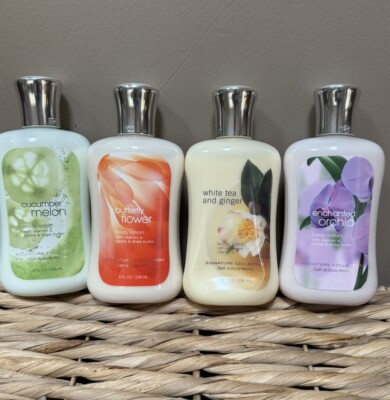 Full Sized Mixed Lot Bath Body Works Body Lotion 8oz RARE