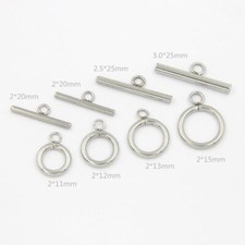 20 Sets Stainless Steel OT Clasp Toggle For Bracelets Making Diy Necklace Making