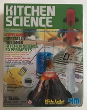 Kitchen Science Kit Chemistry STEM Experiments for Kids KidzLabs 4M Educational