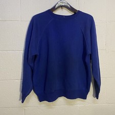 70s Vintage Sears Kings Road Sweatshirt Navy Sz L