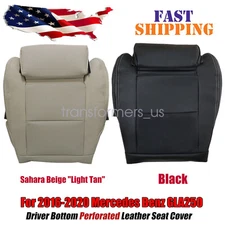 For 2016-2020 Mercedes Benz GLA 250 Front Side Driver Bottom Leather Seat Cover