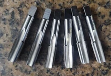 🗽HANSON WHITNEY 1/8-27 NPTF PRECISION TAPS 6PCS