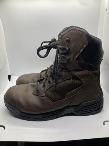 Men's Magnum, Stealth Force  Work Boot Brown Size 