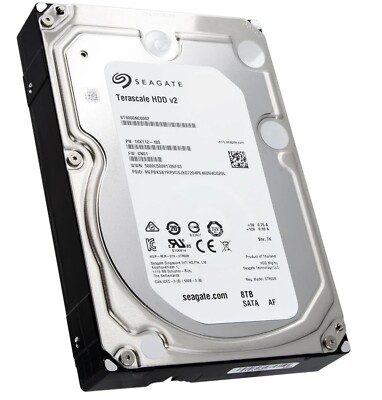 FESTPLATTE SEAGATE TERESCALE ST8000NC0002 8TB 7200U/min 256MB SATA III 3.5'' Zoll