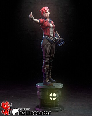 Vi - Arcane League of Legends - Fan Art Figur - 3D Resin Print 191/100mm Bust