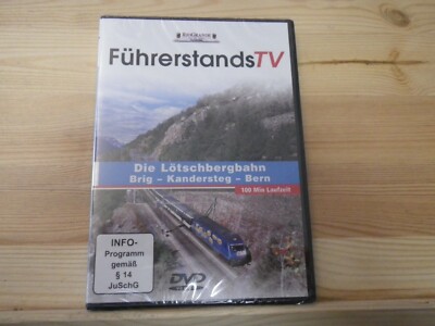 DVD Führerstands- TV Rio Grande Die Lötschbergbahn BLS Brig- Kandersteg- Bern CH