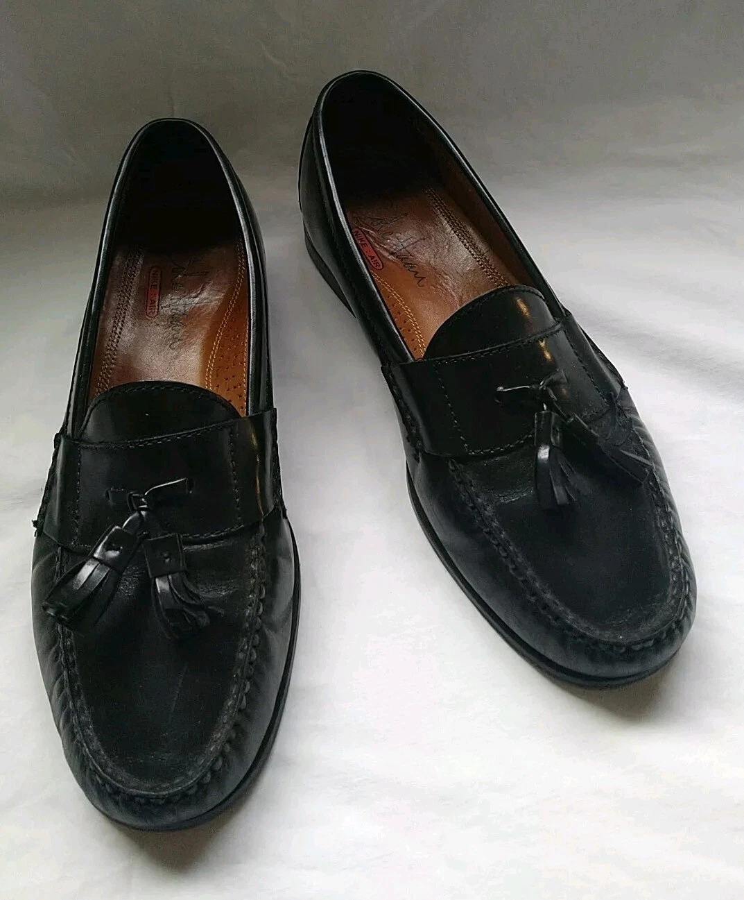 NIKE MOCASSINI COLE HAAN UOMO IN PELLE NERA TAGLIA 8 5