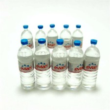 100Pcs Dollhouse Miniature 1:12 Water Bottles Drinks Supermarket Lot Bottle