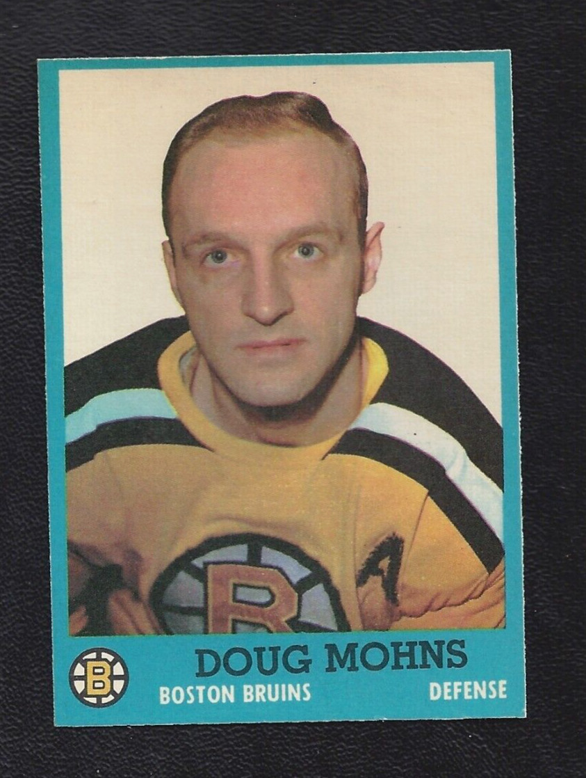 Doug Mohns #6 Hockey Cards 1962 Topps trading card — raw and PSA graded price guide