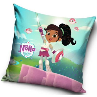 Nella the Princess Knight Kissenbezug Maße ca: 40 x 40 cm
