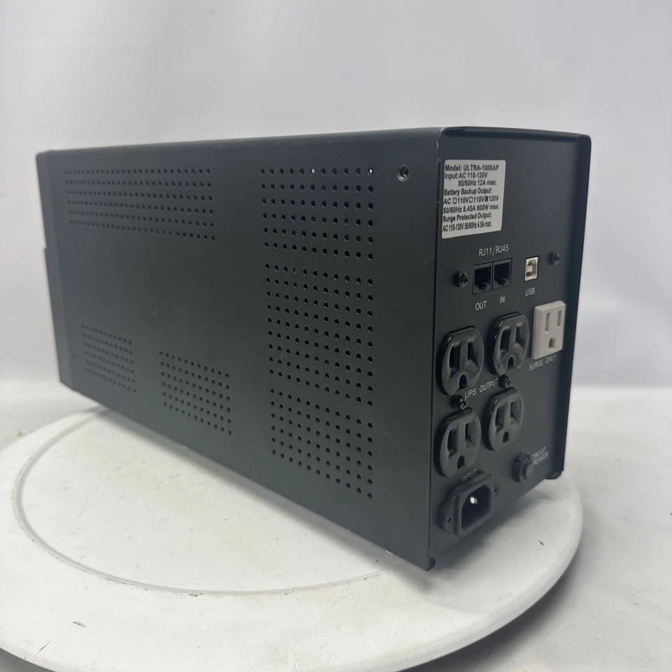 ULTRA-1000AP Power Protection Unit 1000VA 120V 50/60Hz No Batteries READ! - Image 4 of 4