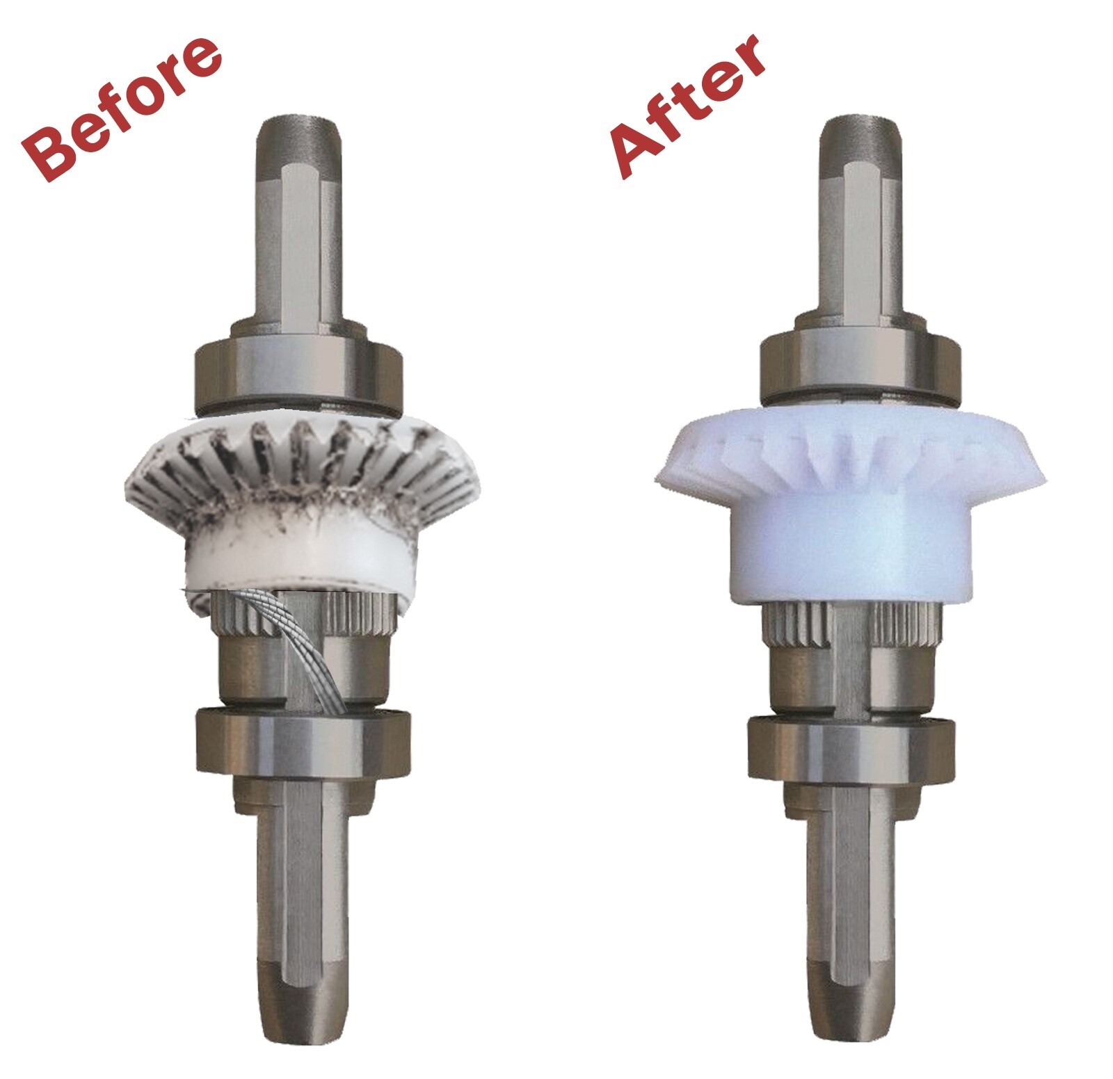 GTECH AirRam Vacuum Cleaner Drive Cog Shaft Spindle bearing Repair