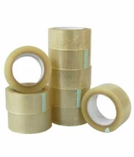 Clear Carton Sealing Packing Package Tape 110 Yards 330ft 1.8 MIL, 2" CHOSE QTY