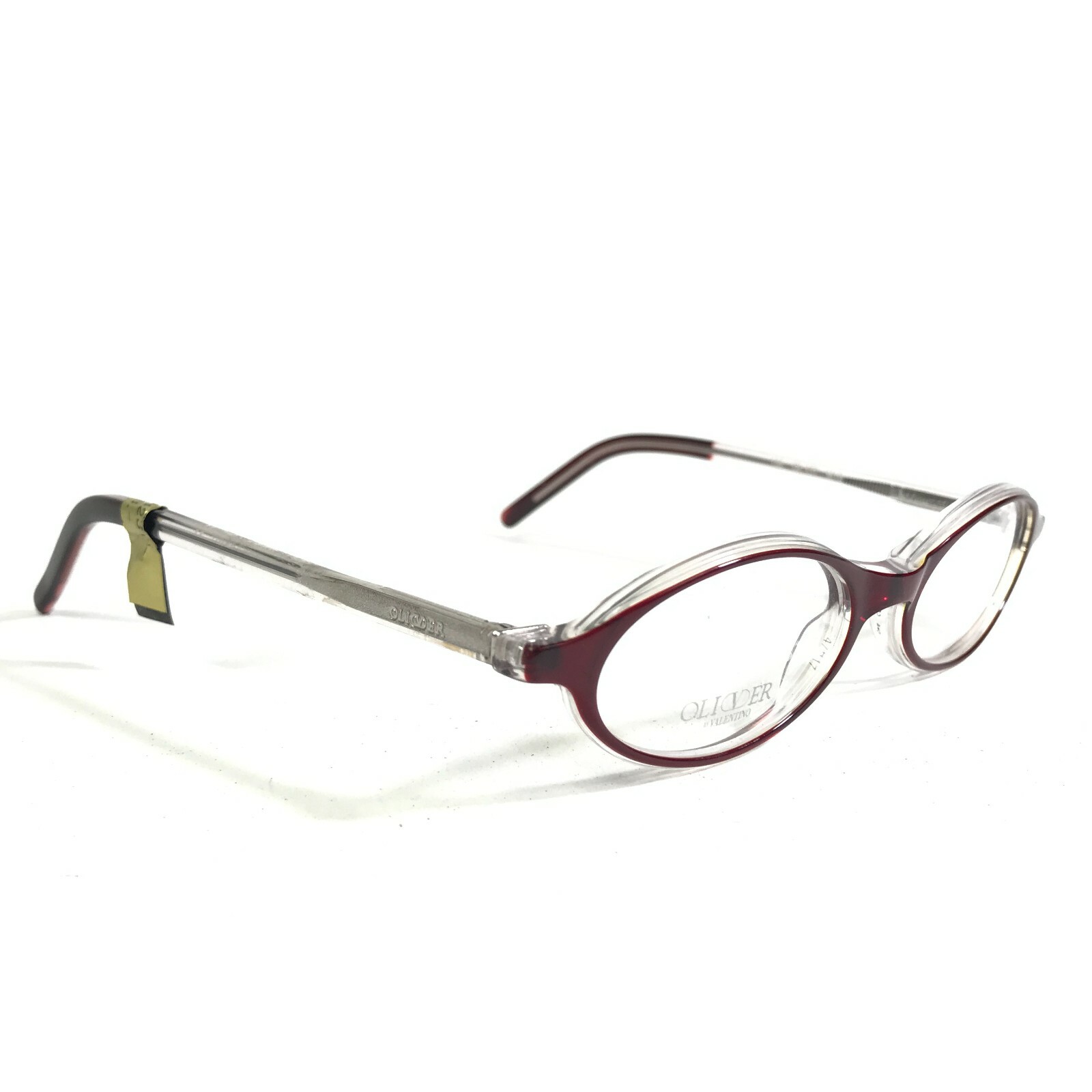 Oliver by Valentino OL157 M1G Kids Eyeglasses Frames Red Clear Oval 45-17-135 thumbnail 2