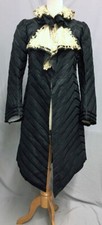 22-005, Edwardian 1904 - 1908 Extraordinary Black Silk  Lace Coat