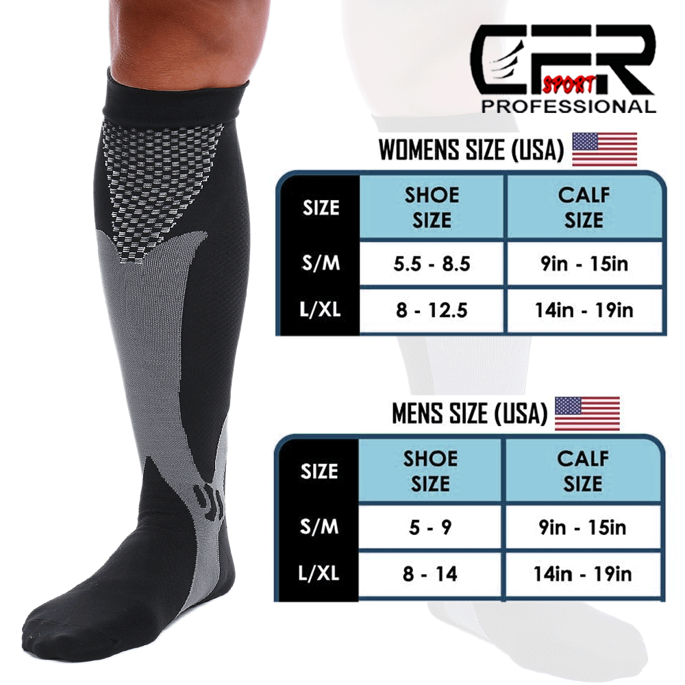 Compression 2030MMHG Socks Pain Relief Calf Leg Foot Support Stocking