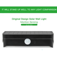 2W Smart LED Solar and Inductive Wall Light PIR Motion Sensor LED Light