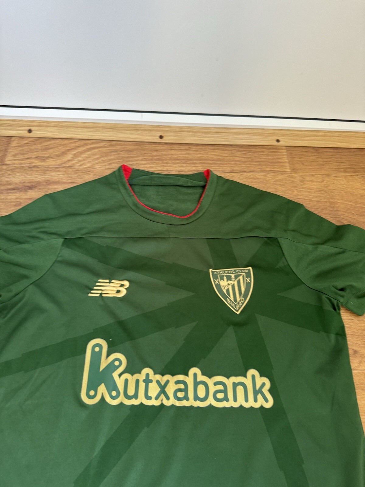 New Balance Athletic Club Bilbao Home Kit 2018 2019 Futbol Jersey Spain S thumbnail 2
