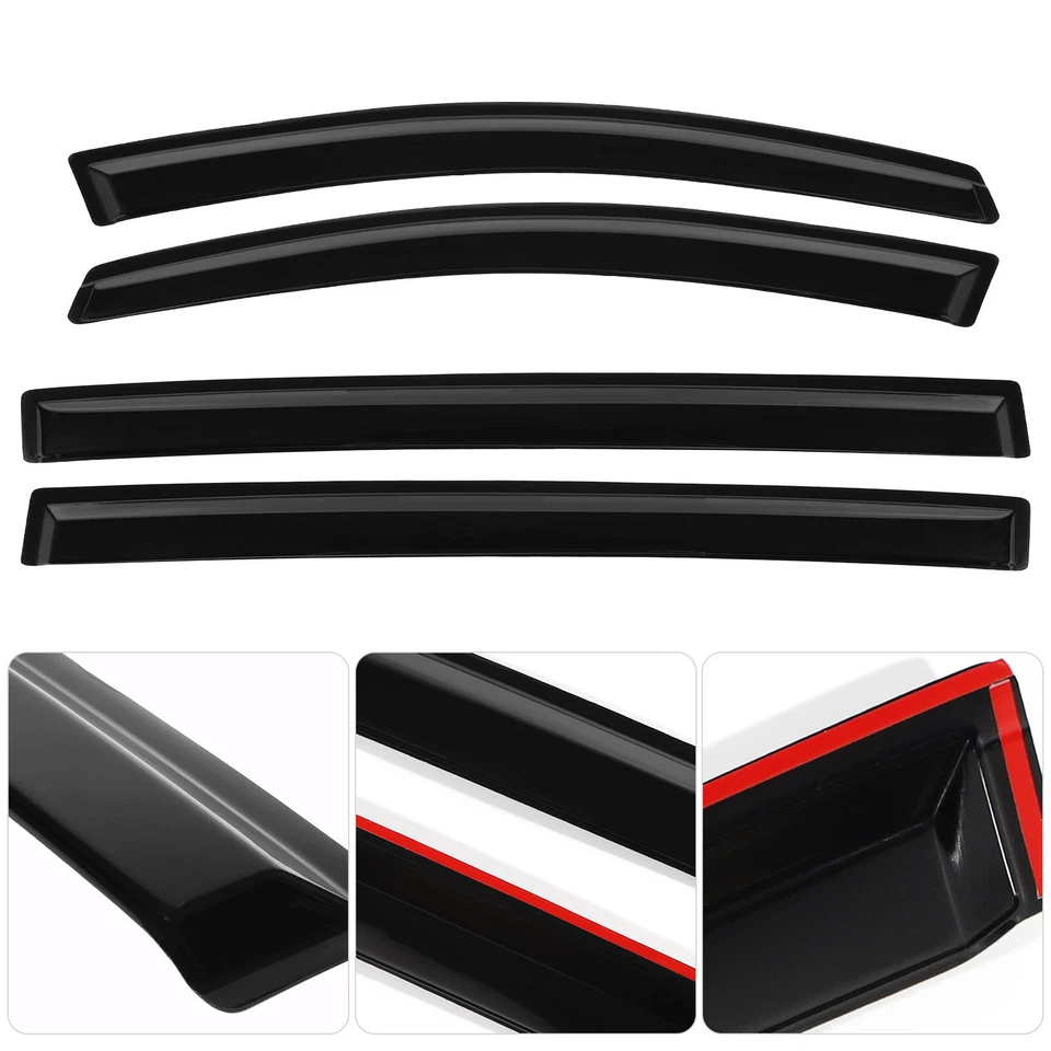 Fits Honda Odyssey 2011-2017 Side Window Visor Sun Rain Deflector Guard — 第 3/4 张图片