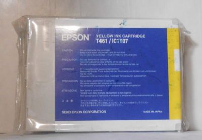 Genuine Epson T461 Yellow Ink for Stylus Pro 7000 C13T461011 2013 No Original Box
