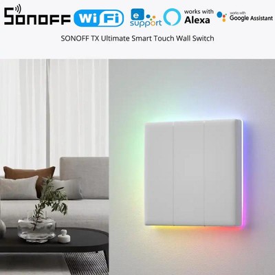 SONOFF T5 120 1C 2C 3C 4C Wifi Smart Wall Touch Switch TX Ultimate Smart Home LE