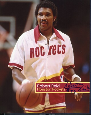 Robert Reed Autograph Example Robert Reid Autographed 8x10 Houston Rockets Free Shipping #2 | eBay