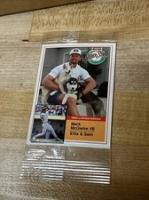 1993 Milk Bone Superstars MARK MCGWIRE  (limited edition) #4 & #10 of 20. Box130