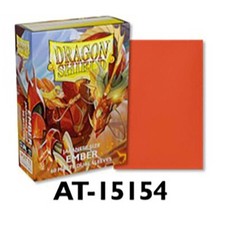 Japanese Dual Matte Ember 60 ct Dragon Shield Sleeves Japanese Size YuGiOh NEW