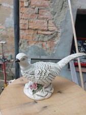 Portaoggetti Fagiano Ceramica Bassano Vintage Caccia Porta Oggetti Epoca 70'