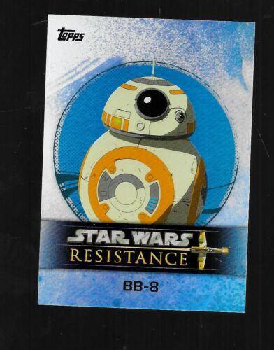 Tarjeta de personaje de aluminio Star Wars Resistance 2019 Topps temporada 1 2 BB-8 - Imagen 1 de 2