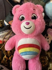 2020 Basic Fun 14” Cheer Bear Care Bear  Pink