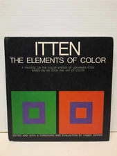 Itten: The Elements of Color Hardcover 1970 Hardcover