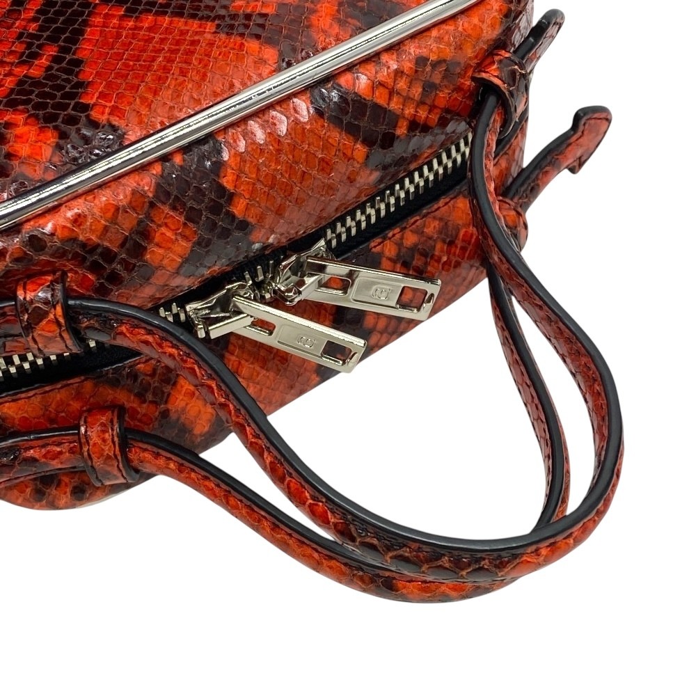 Alexander Wang Halo Top Handle Python Embossed Le… - image 6