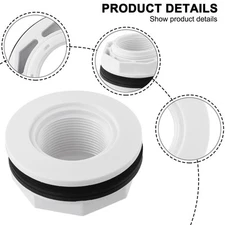 For Hayward SP1023 Pool Inlet Return Fitting Upgrade Kit Locknut & Gasket