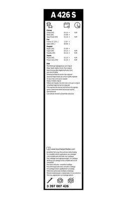 Tergicristallo Aerotwin - Bosch 3 397 007 863 | Acquisti Online su