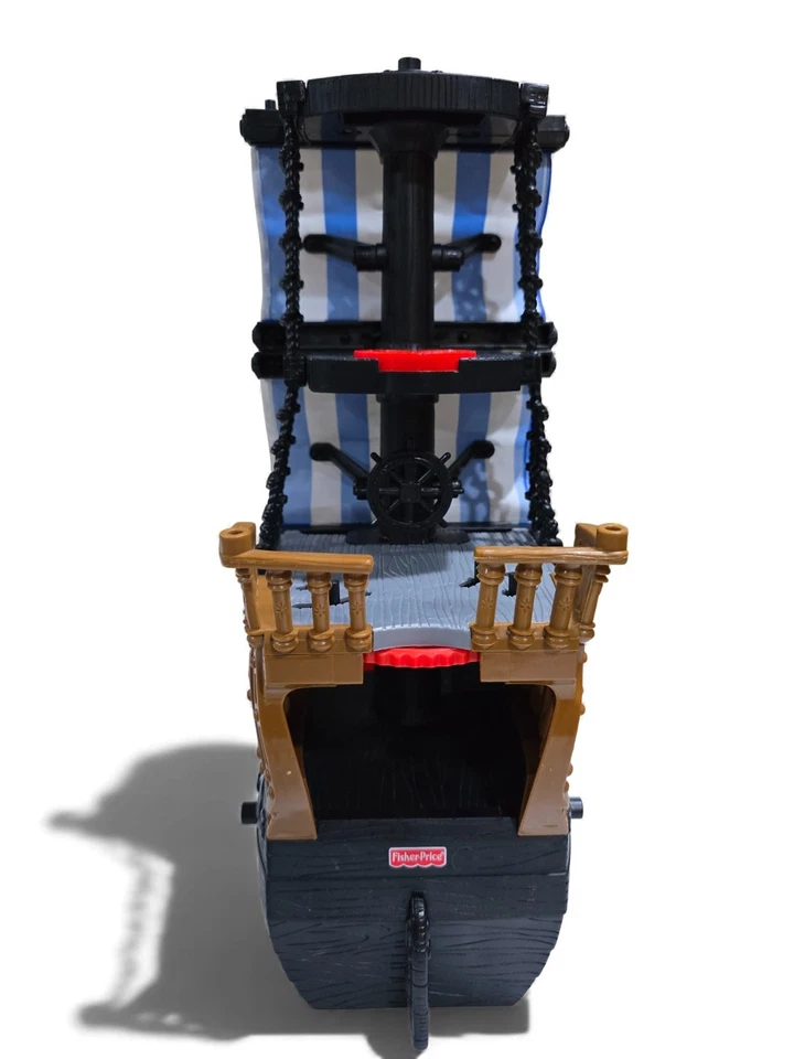 Imaginext Black and Red Sail Pirate Ship, Kraken, Mega Mouth Shark + MORE! - Image 3 of 4