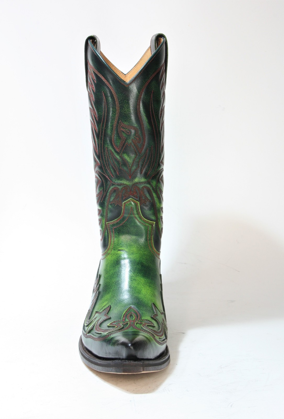 3241 Sendra boots cowboy boots Flora Verde Botella image 4