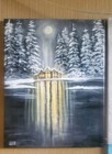 Hand painted picture 16x21 acrylic Canvas  — photo 1