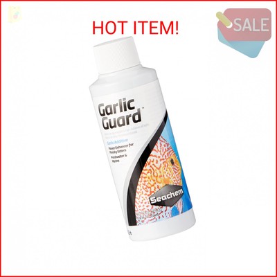 Seachem Garlic Guard Fischfutter, 100 mL / 3.4 fl. oz