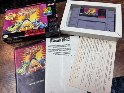 Rock n' Roll Racing (SNES, 1992)   RARE - AUTHENTIC - CIB w/ Manual & Inserts