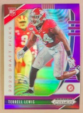 2020 Panini Prizm Draft Football #160 Terrell Lewis RC Purple Prizm Alabama