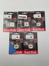 Lot 5 x SanDisk Extreme UHS-I 256GB Micro SDXC Flash Memory Card