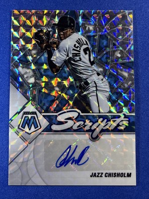 2022 Panini Mosaic - Scripts Mosaic Prizm #SC-JZ Jazz Chisholm (AU)