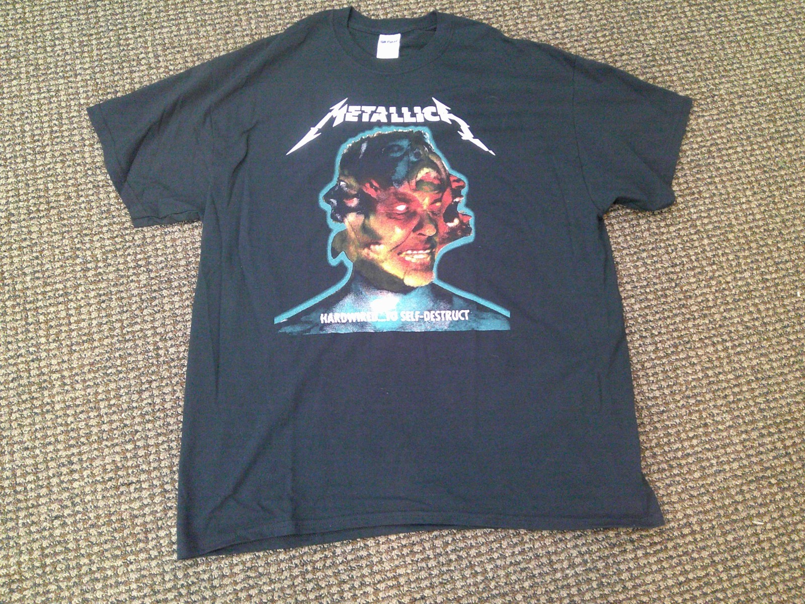 2017 Metallica Hardwired To Self-Destruct Tour Concert T-Shirt Avenged 7Fold XL